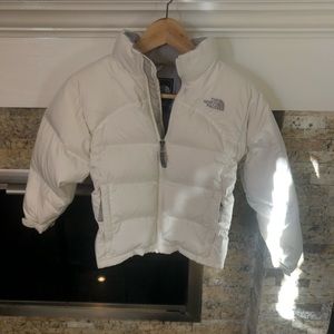 Girls north face puffer jacket